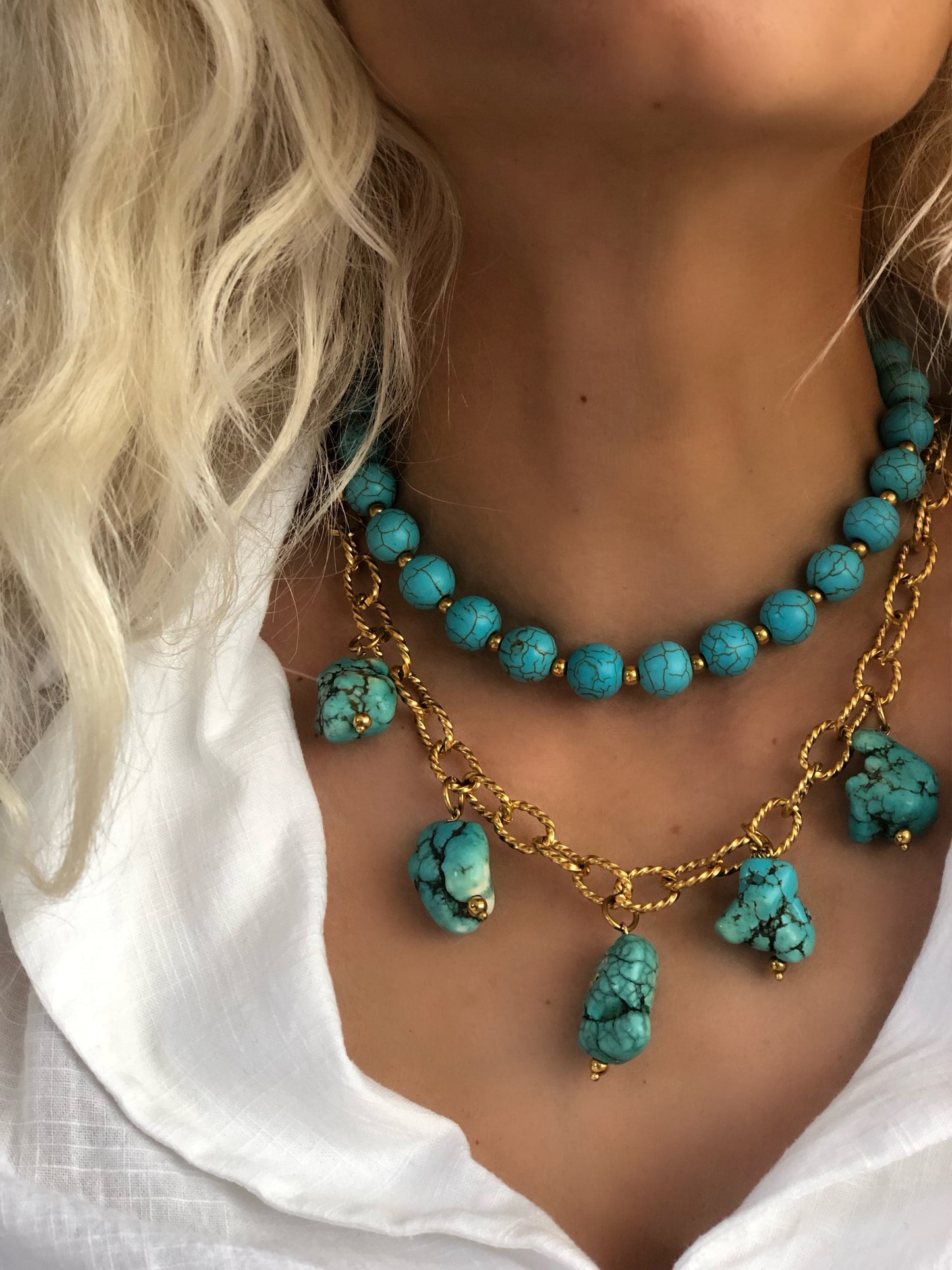 Amalfi and Nefeli Necklace 