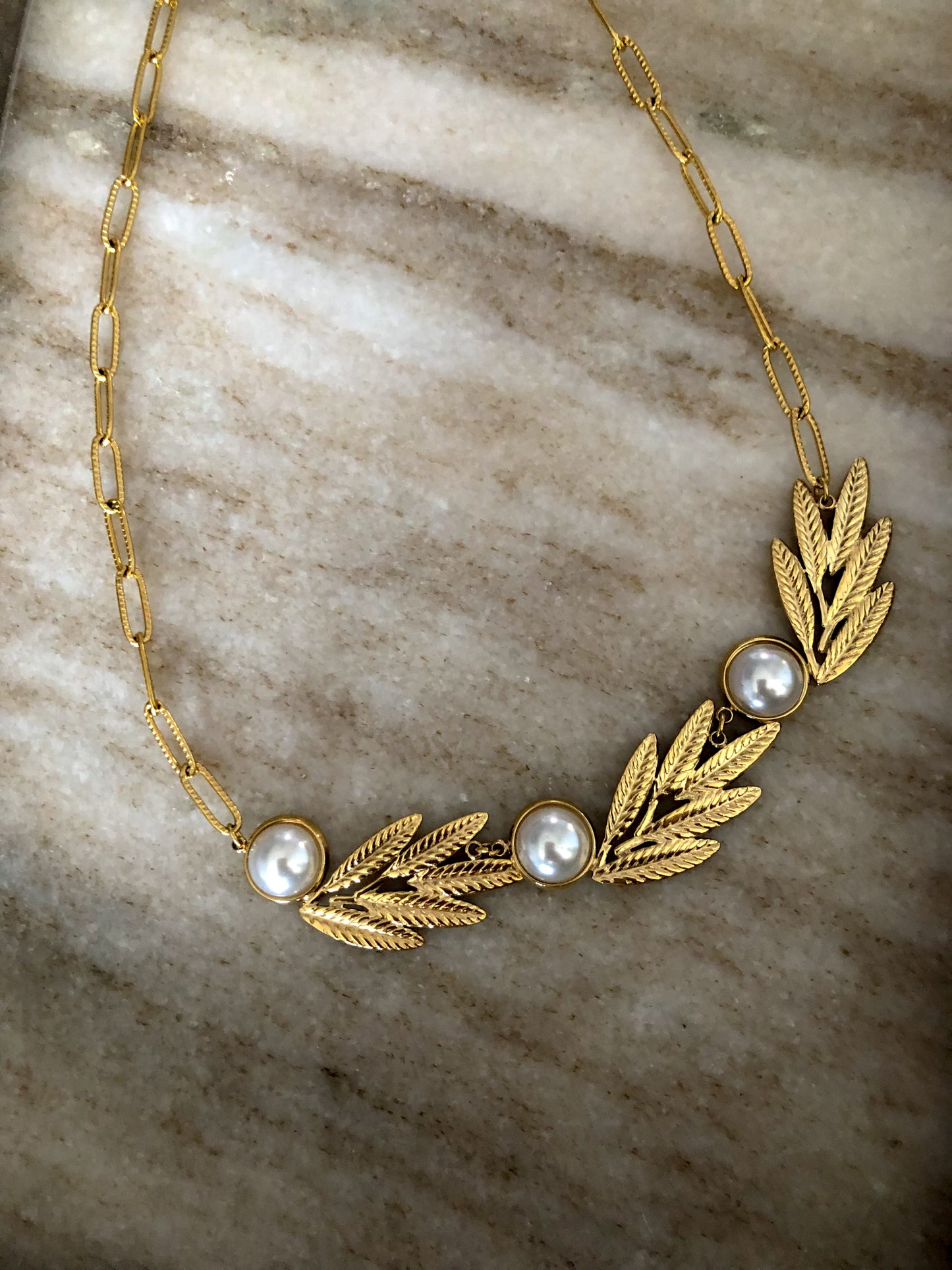 Electra Necklace in gold